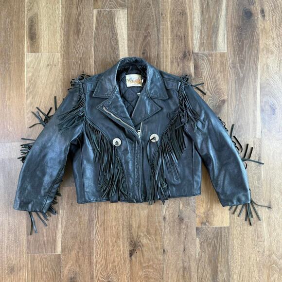 Other Jackets & Blazers - Incredible vintage 100 leather black